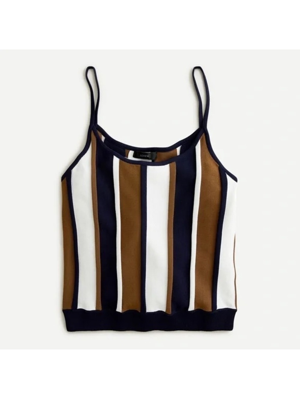J.Crew Cropped knit tank in stripe Size XS
